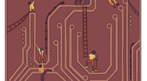Tech work circuit illustration