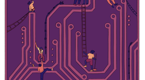 Tech work illustration