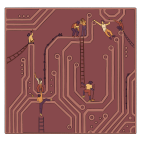 Tech work circuit illustration
